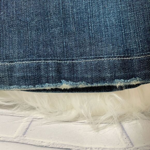 Goldsign Silvie Denim Bell Bottom Jeans Sz 27 - Picture 9 of 10